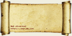 Hana Ignjatić vizit kartica